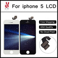10PCS LOT AAA No Dead Pixel pantalla ecran for IPhone 5 LCD Display Touch Screen Digitizer