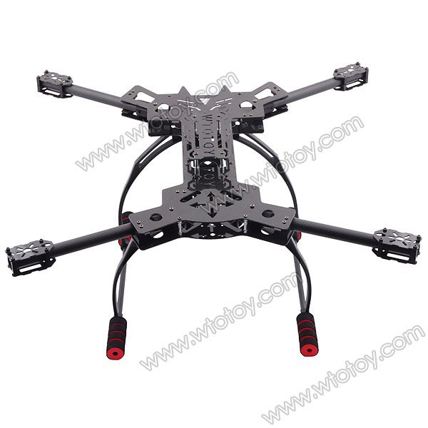 HJ-H4 Reptile 4 Axis Carbon Fiber Folding quadcopter Frame Kit with Landing Gear 21204