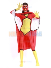 Spider-Woman Costume Spandex Female Superhero Halloween Cosplay Spiderman Costumes The most popular zentai suit free shipping