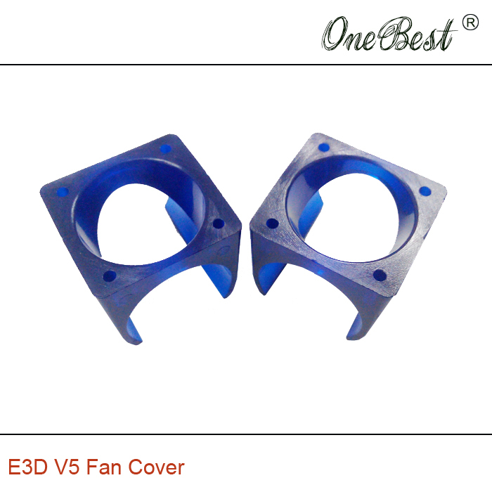 2Pcs lot E3D V5 fan cover 3D font b printer b font DIY injection molding cooling