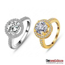 Luxury Quality Hearts Arrows Micro Inlay Cut Cubic Zirconia Wedding Engagement Rings For Women CRI0001