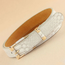 Brand New fashion Female leather belt crocodile pattern grain waistband belts for women cinto feminino Free