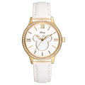 Disney brand girl wrist watch Female cartoon animation Mickey 30m waterproof quartz watch Leather Diamond