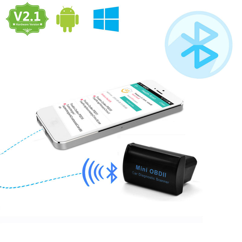 -  elm 327 v2.1 OBDII   elm327 Bluetooth obd2    Android / Windows