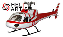 500 AS-350/AS350 500 size Fiber Glass Scale Body scale fuselage VS airwolf fuselage wholesale P2