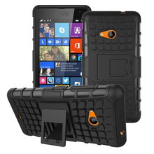 Heavy Duty Impact Hybrid Armor Kick-stand Hard Case for Microsoft Lumia 535 NOKIA 1090 1089 TPU PC Mobile Phone Protective Cover