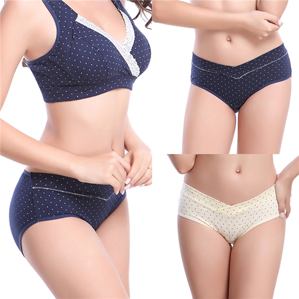 Solid Pregnant Women Lingerie Cotton Underwear Knickers Seamless Stretch Briefs Wholesale Free Shipping