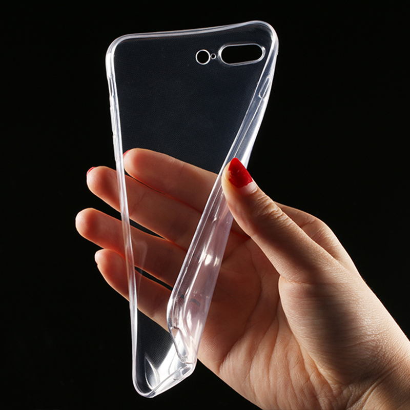 Прозрачный Clear Case для iPhone 7 iPhone 7 Plus Мягкий Силикагель ТПУ Case Силиконовый Чехол Ультра Тонкий Мобильный Телефон Case