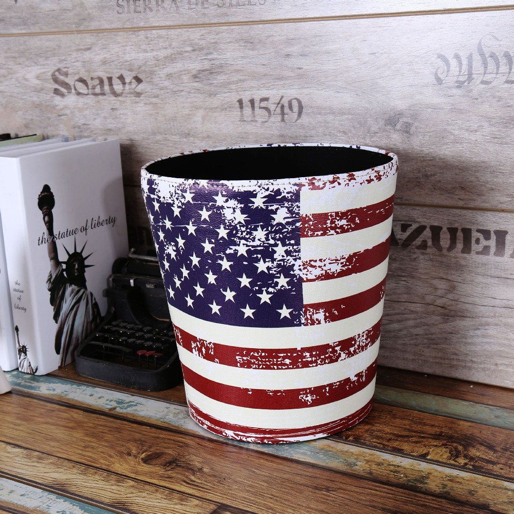 retro-antique-british-london-usa-american-flag-trash-can-garbage-bin