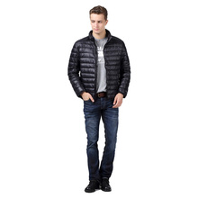 2015 winter new men’s jacket collar white duck down jacket feather coat men mens quilted jacket parkas for men park men