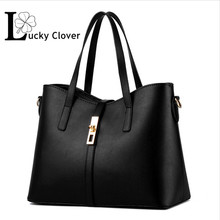 High quality 2015 brand fashion big bag Retro PU leather women handbag messenger shoulder bag vintage