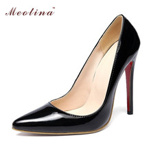 2016 Red Bottom High Heels Ladies Party Pumps Red Sole Shoes Extreme Party Pumps Black Apricot Large Size 12 13 14 46