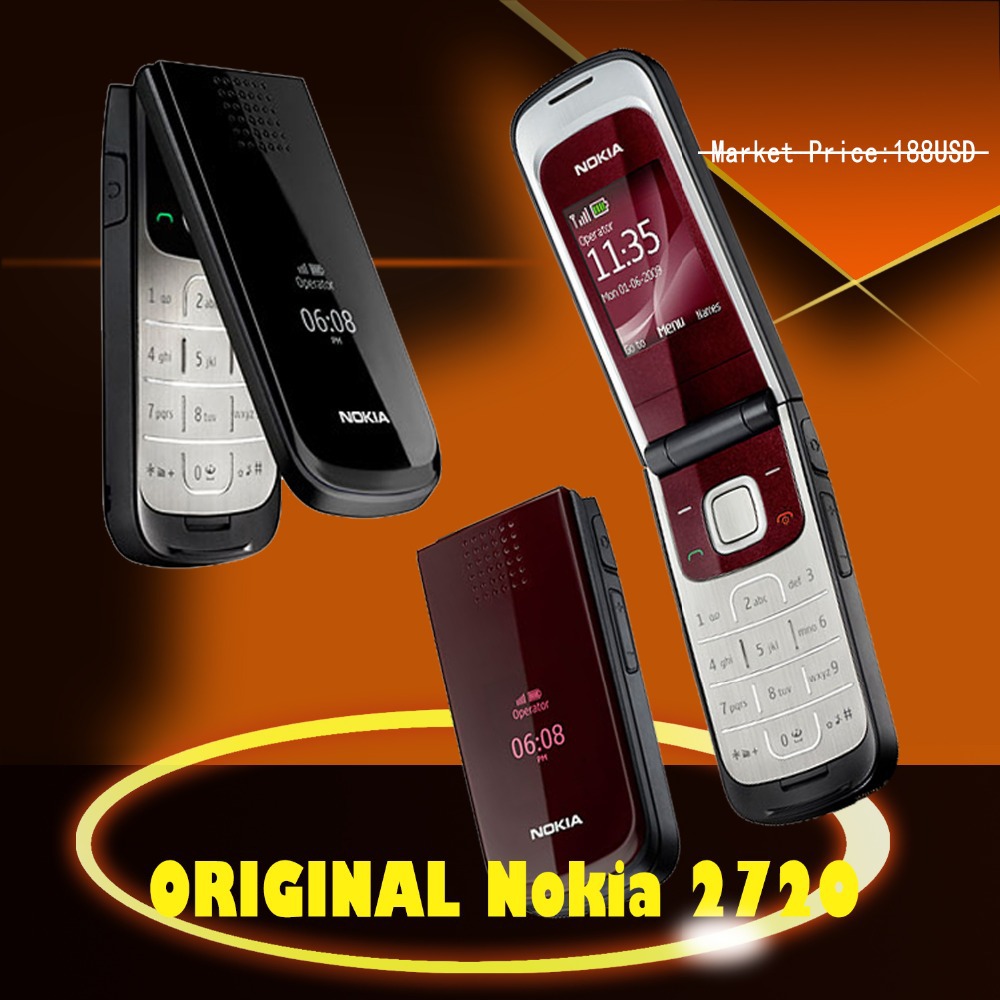 Unlocked Original Nokia 2720 Cell phone Free Shipp...