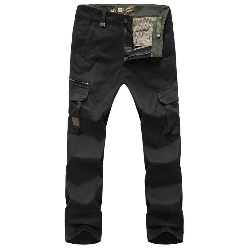 2015 Brand AFS JEEP Men Pants Autumn Style Fashion Casual Outdoor Pants High Quality Cotton Mens Loose Straight Pant Size 30~44 (28)