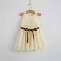 2016 Summer Children Girls Lace Cute Dress Princess Dresses Baby Girl Evening Party Dress teenager kids