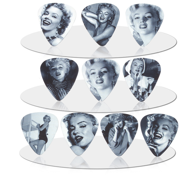 Description Picture 2 of itemSOACH 10pcs 0.71mm acoustic guitar picks paddle two side earrings pick DIY design Guitar Accessories pick guitar pick