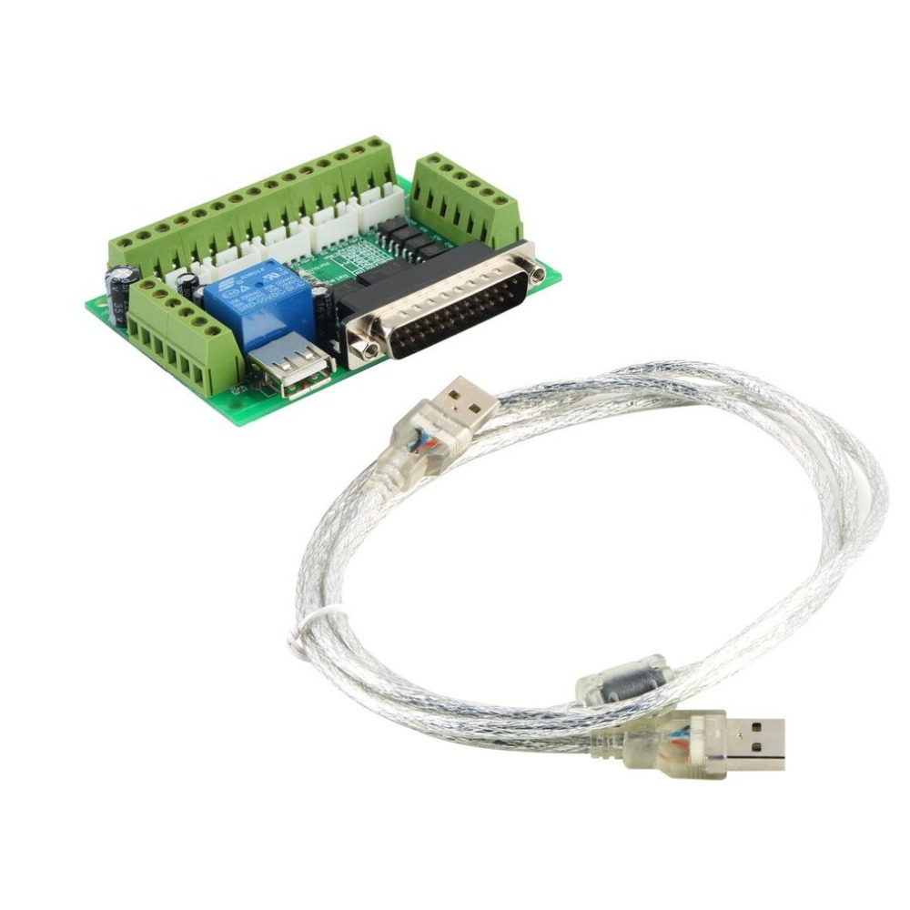 Купить 5 оси usb cnc прорыва доска с Оптические муфты для mach3 шаговый ...
