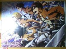 Free Shipping Custom Poster Nice BedroomDecor Fashion Wall Sticker Well Design Attack on Titan MikasaAckermanErenWallpaper#0624#