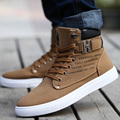 Hot Men Shoes 2016 Spring Autumn Men Plaid Lining High Top Casual Canvas Shoes Sapatos Man