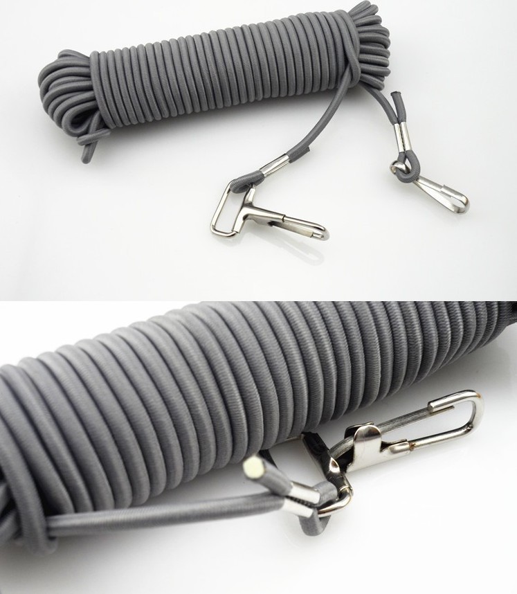 Description Picture 4 of item5m Fishing Missed Rope Fish Pole Rod Protector Elastic Rubber Rope Line Fishing Tackle Tools