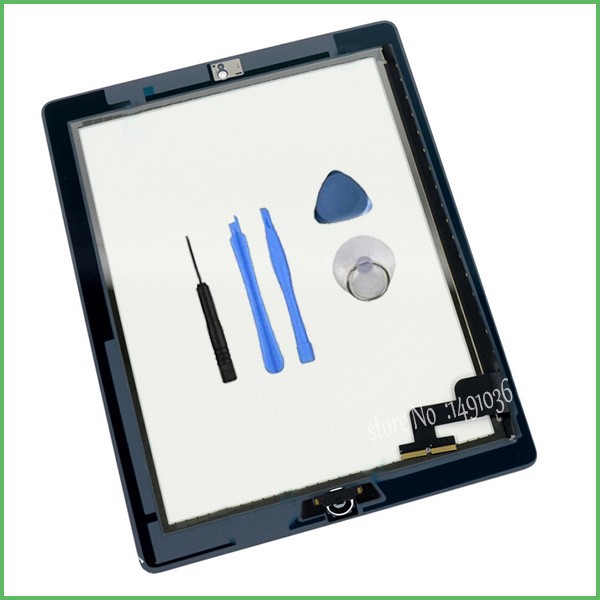 front panel digitizer assembly for ipad 2touch screen 