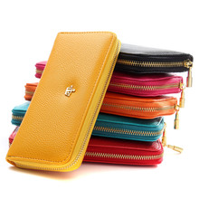Long Wallets 6 colors PU Leather Women Wallet Time limited Promotion Hand Bag New Fashionable Holders