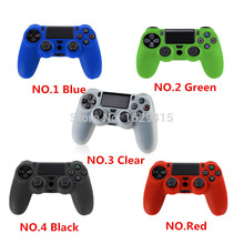 GameMod NEW 1 PCS 5 Colors Soft Silicone Rubber Case Cover For Sony Play Station Dualshock 4 PS4 Wireless Controller Skin