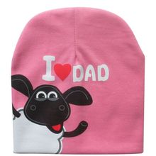 New Baby Hat Knitted Warm Cotton Toddler Beanie Baby Cap Kids Girl Boy I LOVE PAPA MAMA Print Kid Hats