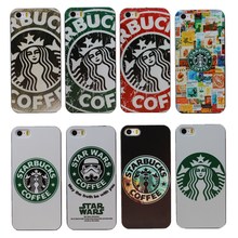 2015 New Arrival Starbucks Star Wars Coffee Design Phone Case Cover for Apple i Phone iPhone 5 5G 5S 1 Piece Free Shipping