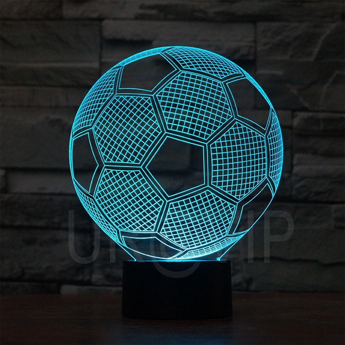 JC-2882 Amazing 3D Illusion led Table Lamp Night Light with football shape (4)