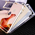 Newest Rose Gold Luxury Bling Mirror Case For IPhone6 6S 5 5S LG G4 Ultra Slim