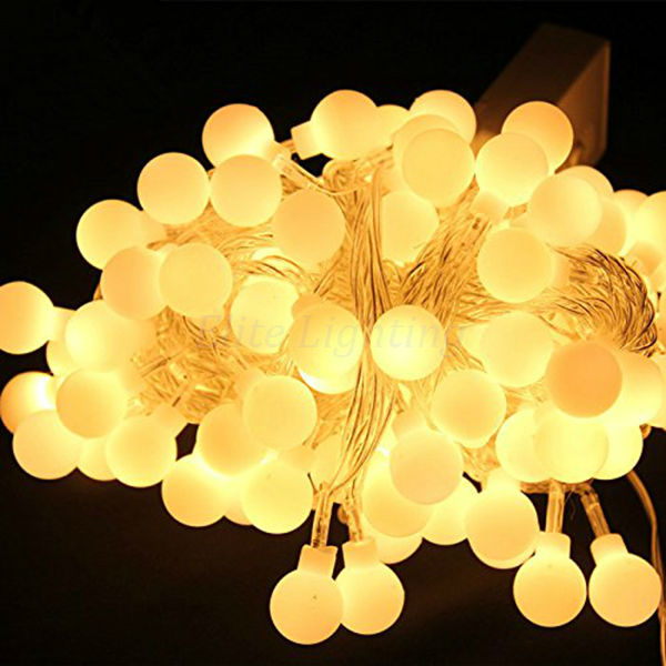 10M Fairy Lights Ball String Lights For Wedding Party Christmas Tree Xmas Decor