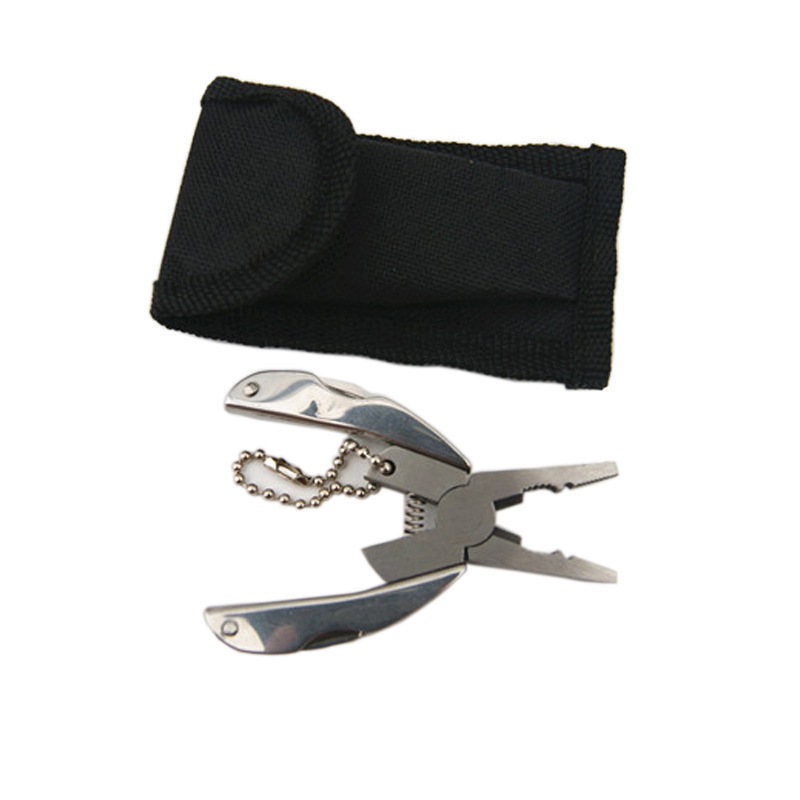 Portable Mini Multi Function Folding Pocket Tools Plier Knife Keychain Screwdriver