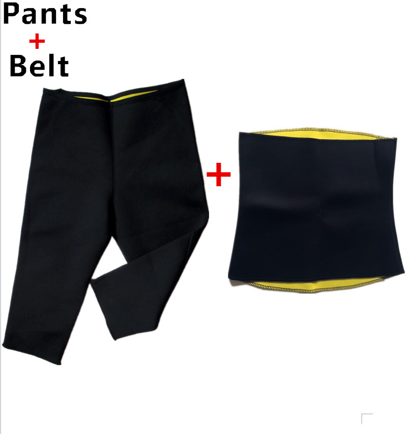 Hot on tv Leg Sauna font b Shapers b font Fit Sweat gym set Body font