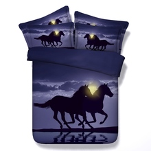 All kinds of horse 3D Bedding Sets 4/5pcs modal Comforter Sets Tiwn Full Queen King Size Duvet Cover Bed Sheet Pillowcases