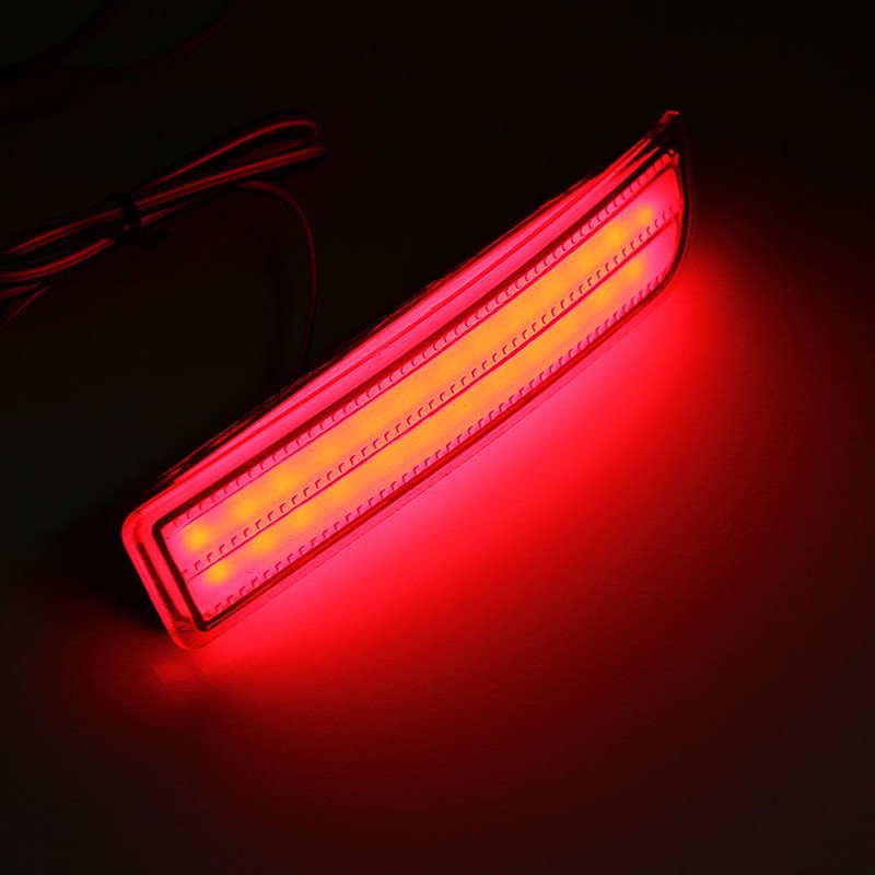 Car Styling Led Red Rear Bumper Reflector Lights Tail Light Parking