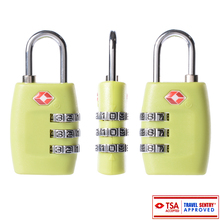 Resettable Security 3 Digit Dial Combination Code Padlock