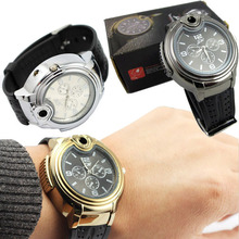 2015 Military Lighter Watch Novelty Sport Watches Men Quartz Watch relojes relogio masculino Cigarette Cigar Men