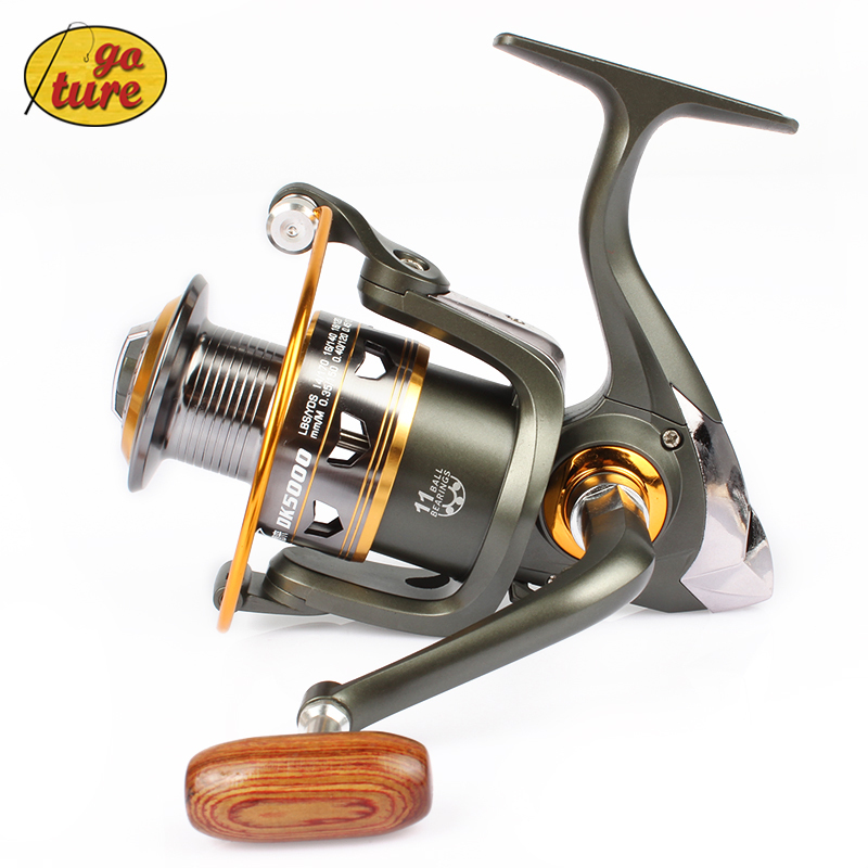 Goture 11BB DK2000 DK3000 DK4000 DK5000 Series Carp Fishing Reel Metal Spool Fish Spinning Reel Feeder Fishing Wheel