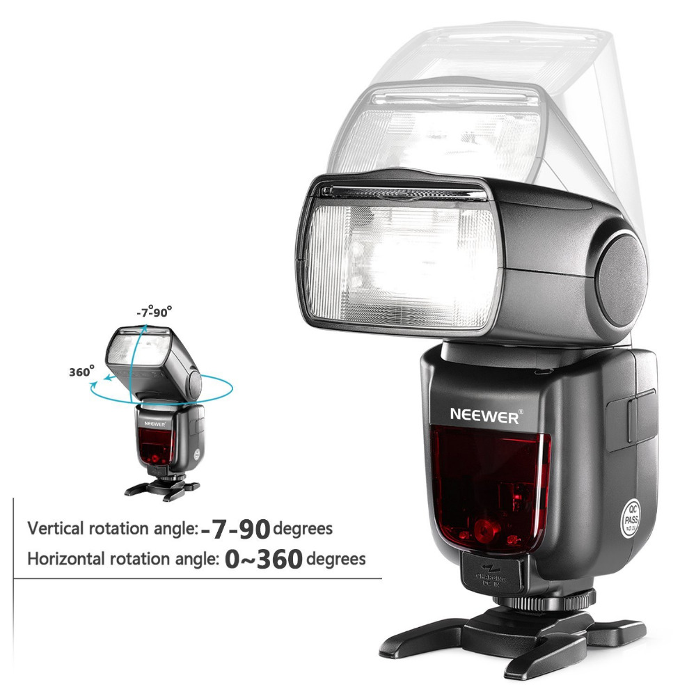 Neewer GN60 2.4G Manual HSS Master Slave Flash Speedlite for Sony A7