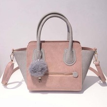 Sac a Main 2016 Spring Smiley PU Leather Tote Bag Women Trapeze Fashion Designer Handbags Ladies Bags Vintage Crossbody Bags