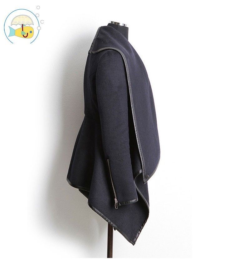 2015 New woman Fashion winter woolen overcoat women fashion Jackets woolen coat (20)