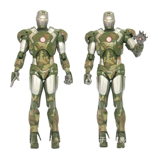 Wholesale The Avengers Iron man 3 Action Figures Toy 18cm Camouflage