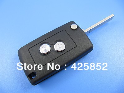 Citroen C2 Triumph Modified Flip Remote  Key Shell 2 Buttons  Remote Control Key Cover  Blanks(VA2 Blade Without Groove)