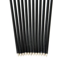 12pcs pack 32 Long Color Green Black Steel Point Fiberglass Hunting Arrows for Compound Bow Free