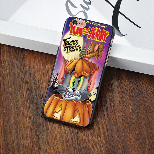 Halloween Jerry and Tom luxury high quality superfine packing mobile phone cover for iPhone 4 4 s 5 5 s 6 6 s Plus + case
