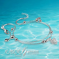trendy anklet fashion jewelry of anklet for women girl s 925 sterling silver anklet foot jewelry
