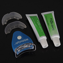 2016 Hot White LED Light Teeth Whitening Tooth Gel Whitener Health Oral Care Toothpaste Kit For