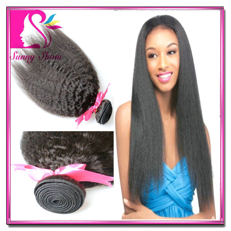 7A Best Brazillian Kinky Straight Hair Weave 3pcs Lot,Yaki Human Hair Bundles,Coarse Yaki Virgin Hair Italian Yaki Weave Bundles