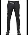 HOT 2016 spring men plus size patchwork leather slim casual pants hairstylist pants nightclub costumes ankle